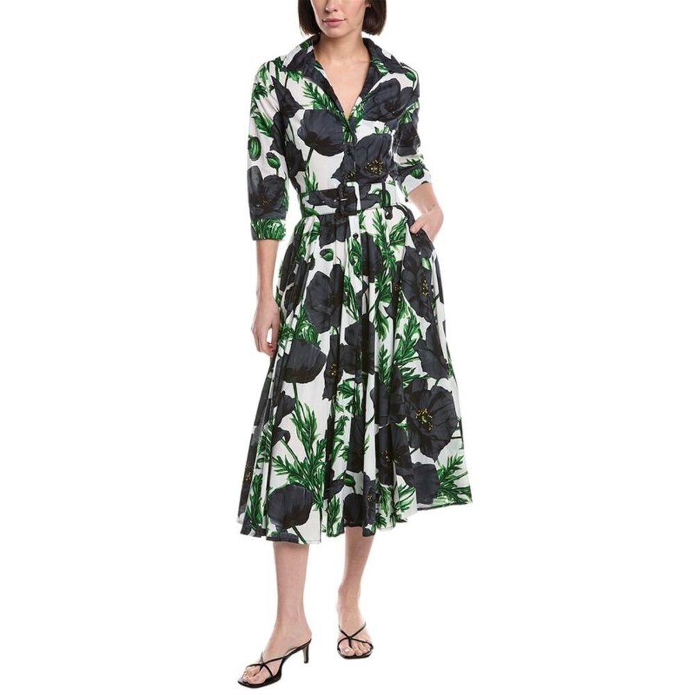 Samantha Sung Womens  Aster Midi Dress